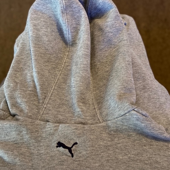 Grey Puma Hoodie - Picture 3 of 4